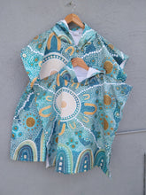 Load image into Gallery viewer, Kids Hooded Beach Towel - ‘Meaningful Connection’ design