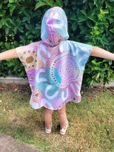 Load image into Gallery viewer, Kids Hooded Beach Towel - ‘Blessed’ design