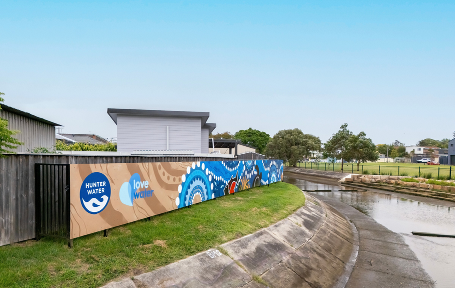 Hunter Water x UP&UP x Dhiiyaan Art Mural