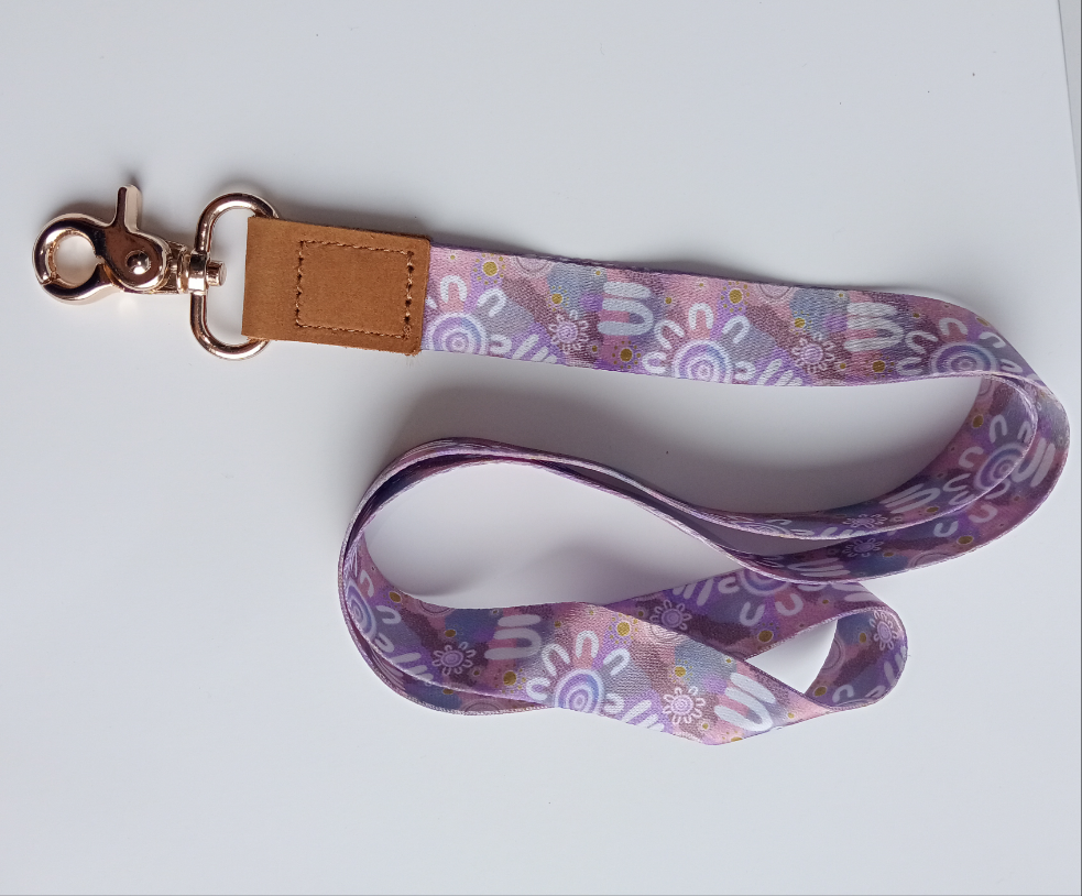 New lanyard - Blessed purple