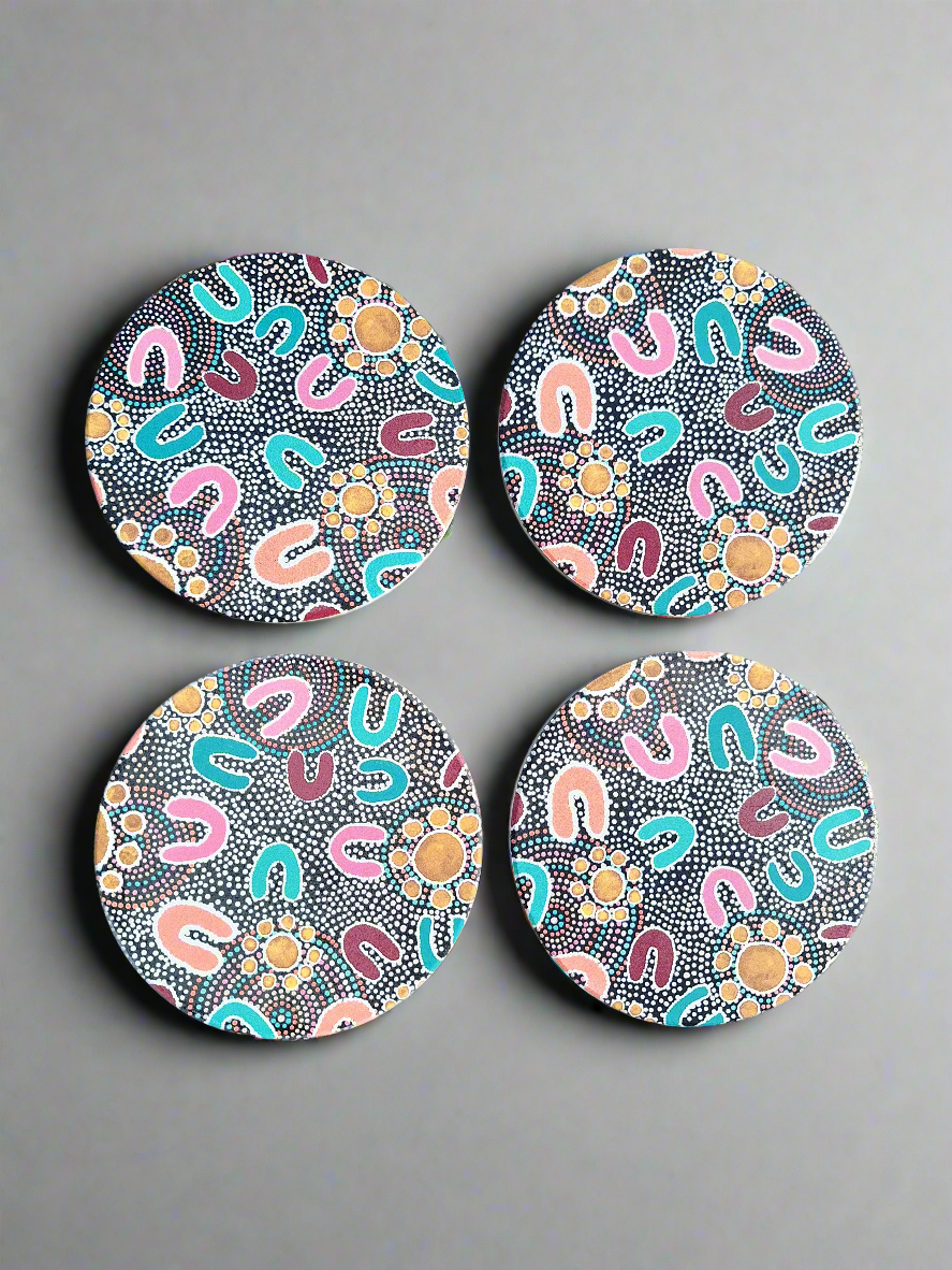 Ceramic Coaster set 2