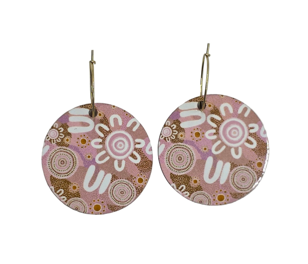 Blessed (tan & pink) loops