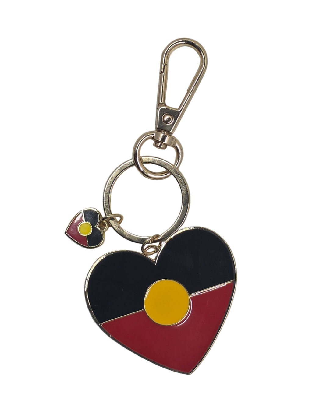 Heart Flag Keyring