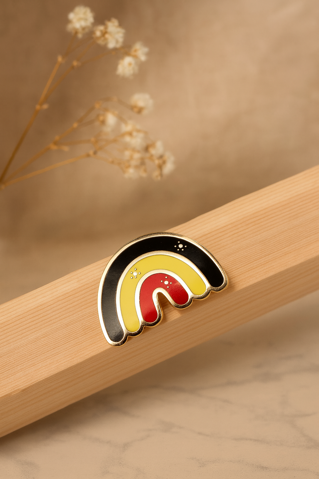 Rainbow badge ♥️🖤💛