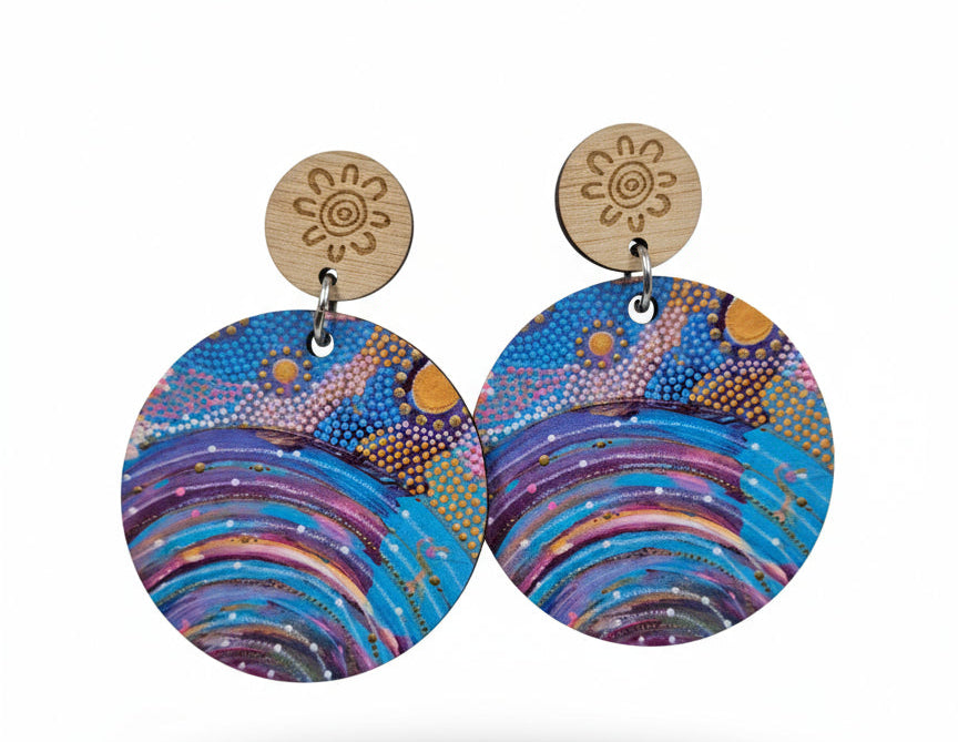 Layered Sky Earrings