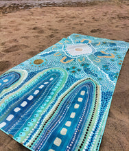 Load image into Gallery viewer, Beach Towel - ‘Meaningful Connection’ design
